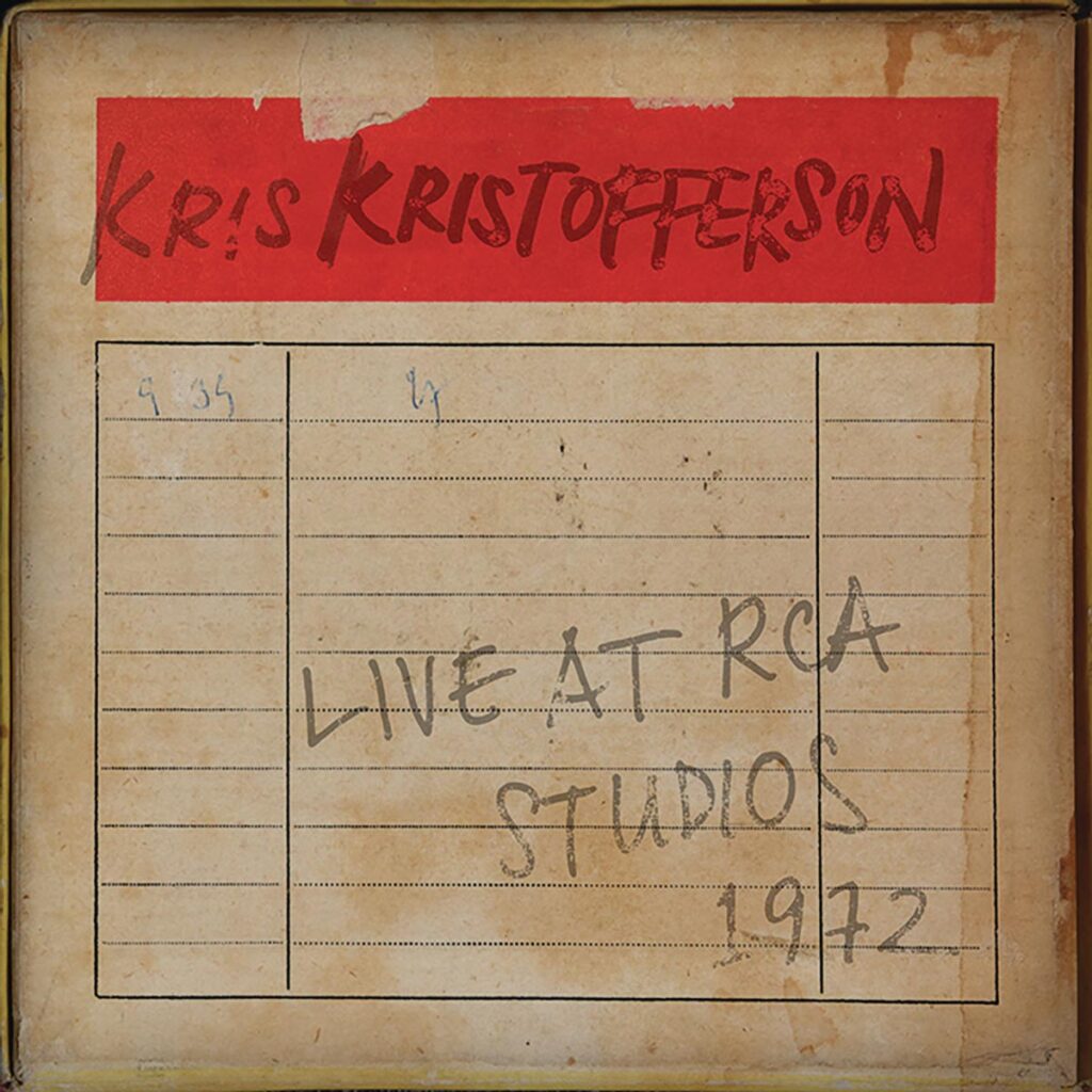 Live at RCA Studios 1972 album cover